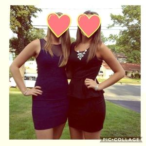 Short fitted cocktail dress